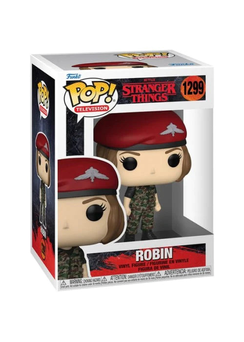 Robin Funko Pop Stranger Things 1299 W/ Protector
