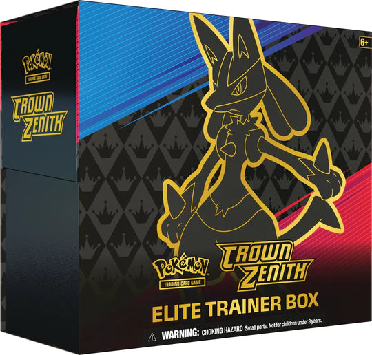 Pokemon Crown Zenith Elite 10 Trainer Box Case