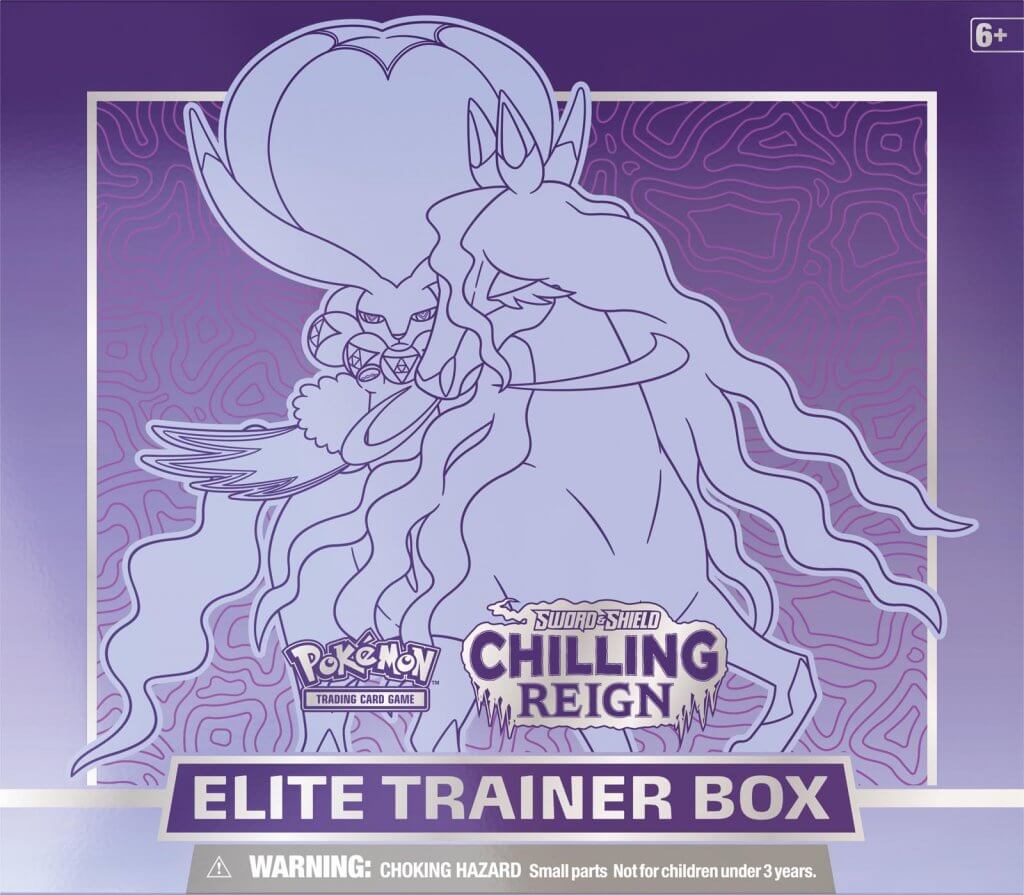 Pokemon Sword &amp; Shield Chilling Reign Elite Trainer 10 Box Case