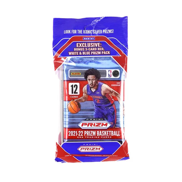 2021/2022 Prizm Basketball Factory Sealed Cello Pack