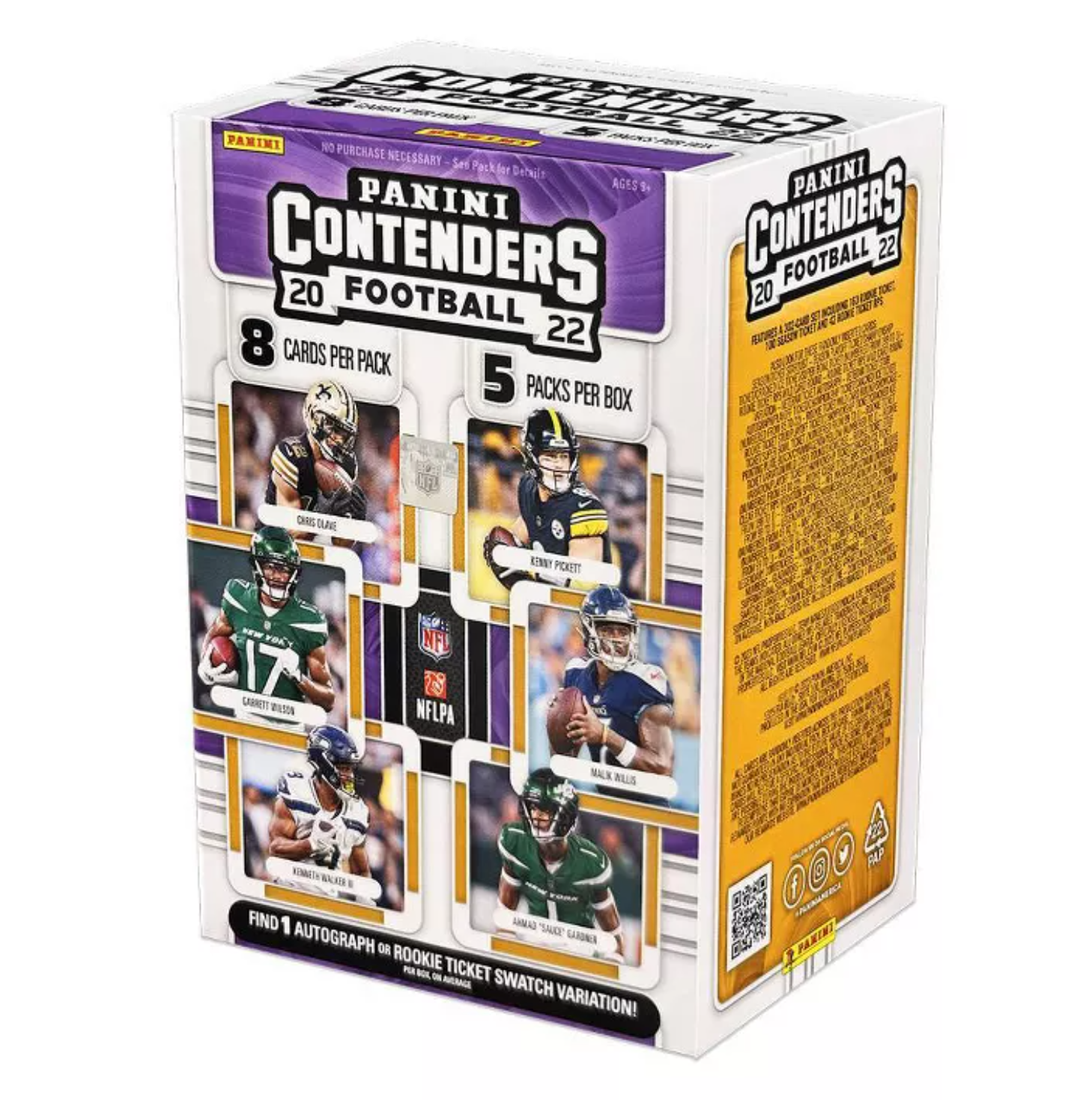 2019 Panini Contenders Football Checklist, Variations, NFL Set