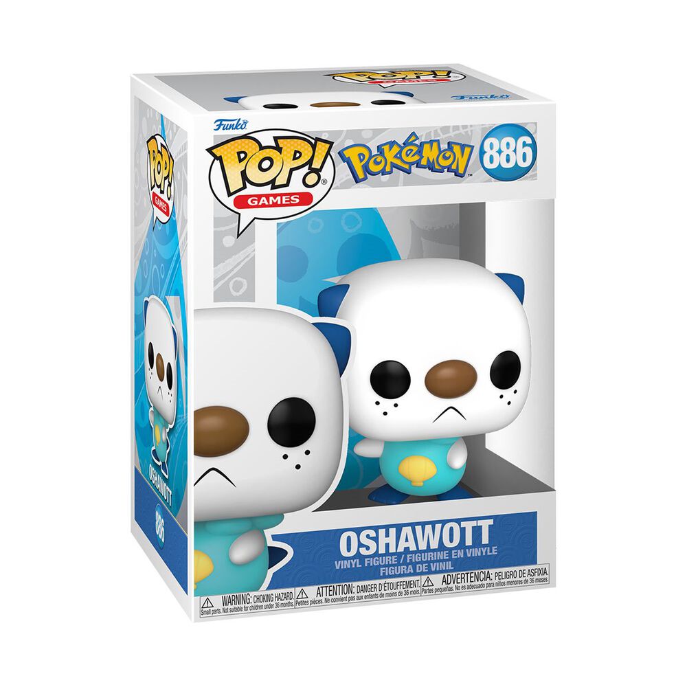 Oshawott Funko Pop Pokemon 886 W/ Protector