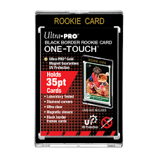 35 POINT ROOKIE ULTRA PRO MAGNETIC CARD HOLDER BLACK BORDER