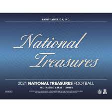 2021 National Treasures Football 4 Box Case