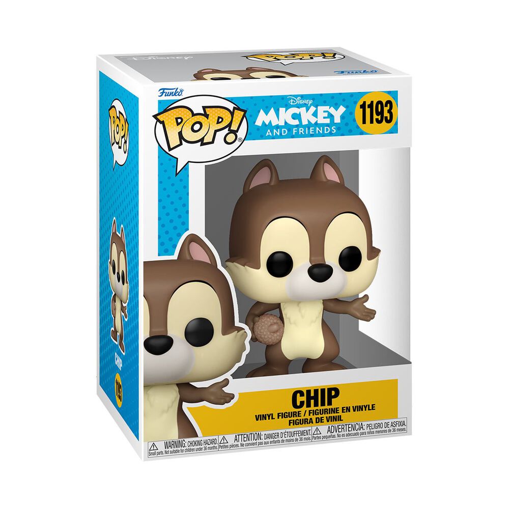 CHIP FUNKO POP DISNEY MICKEY AND FRIENDS 1193 W/ PROTECTOR