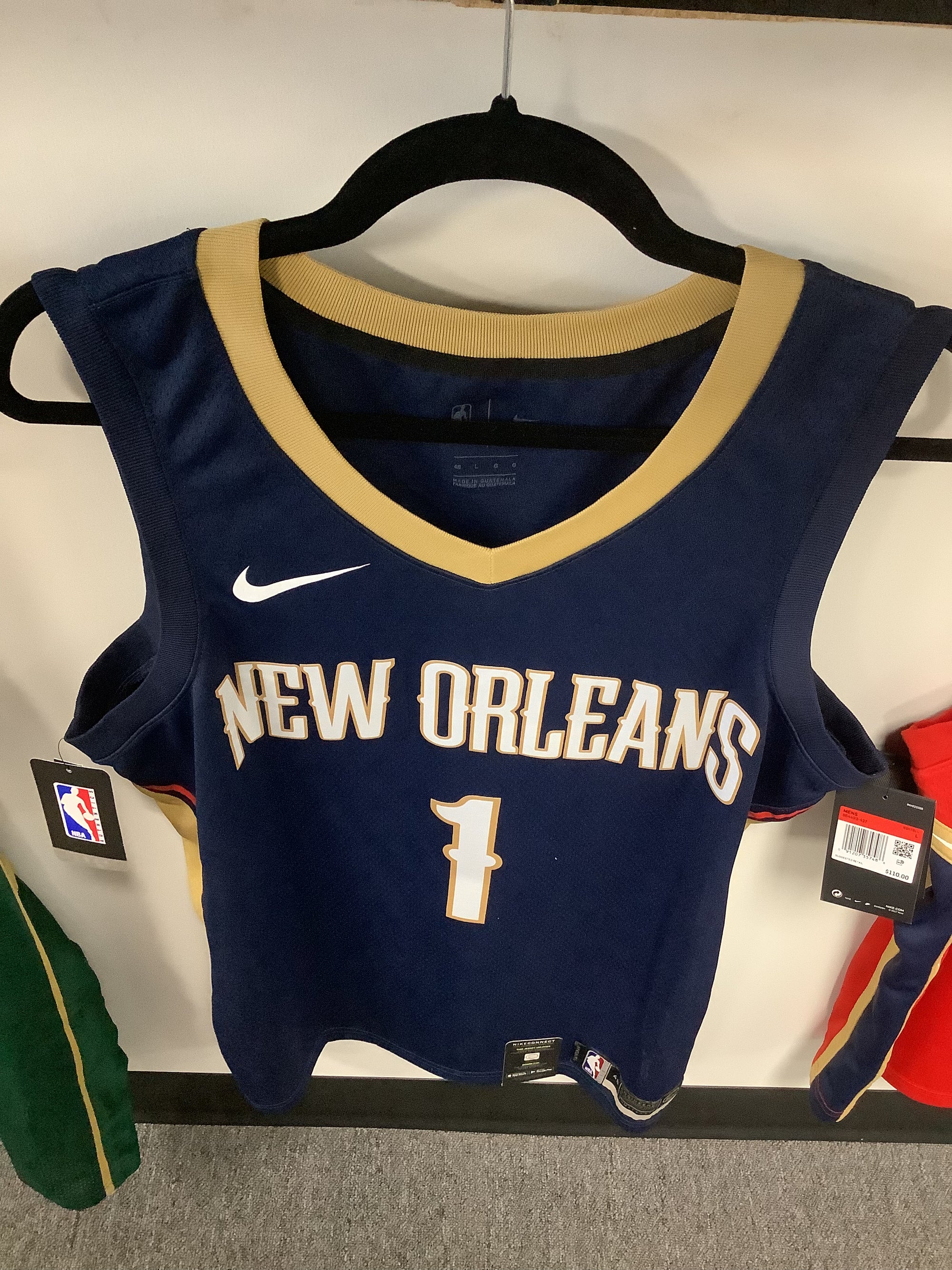 Zion Williamson New Orleans Pelicans Nike Fanatics Autographed Basketball Jersey