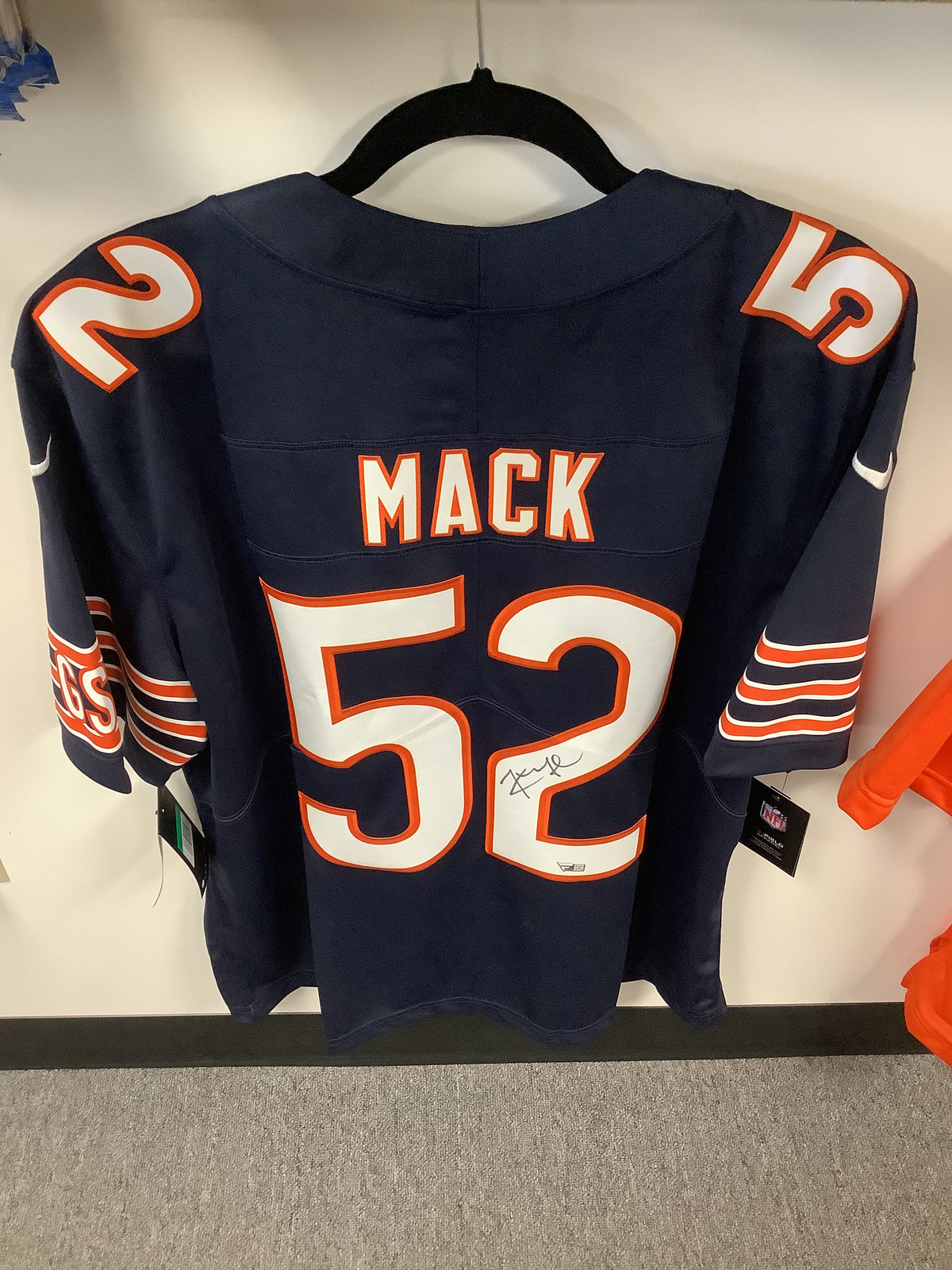 Khalil Mack Chicago Bears Nike Fanatics Autographed Football Jersey Chicago Bears