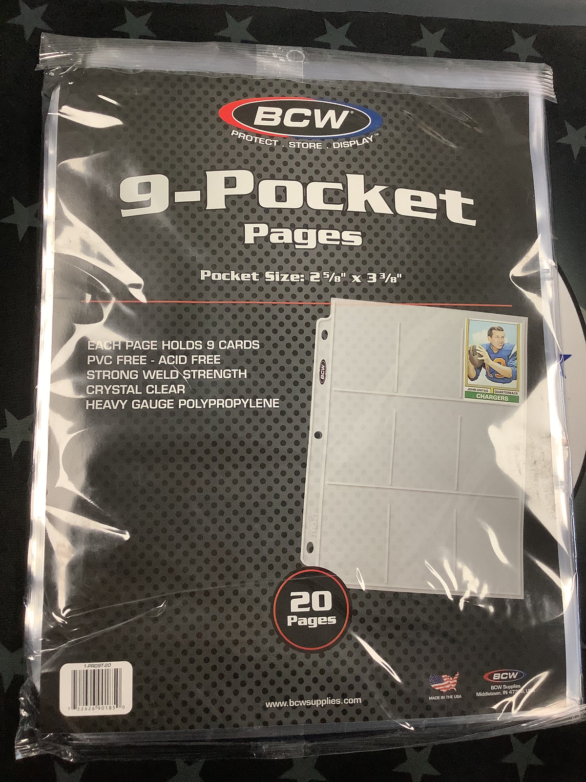 BCW Pro 9-Pocket Page (20 CT. Pack)