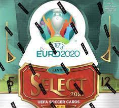 2019/20 Panini Select UEFA Euro Soccer Hobby 12 Box Case Factory Sealed