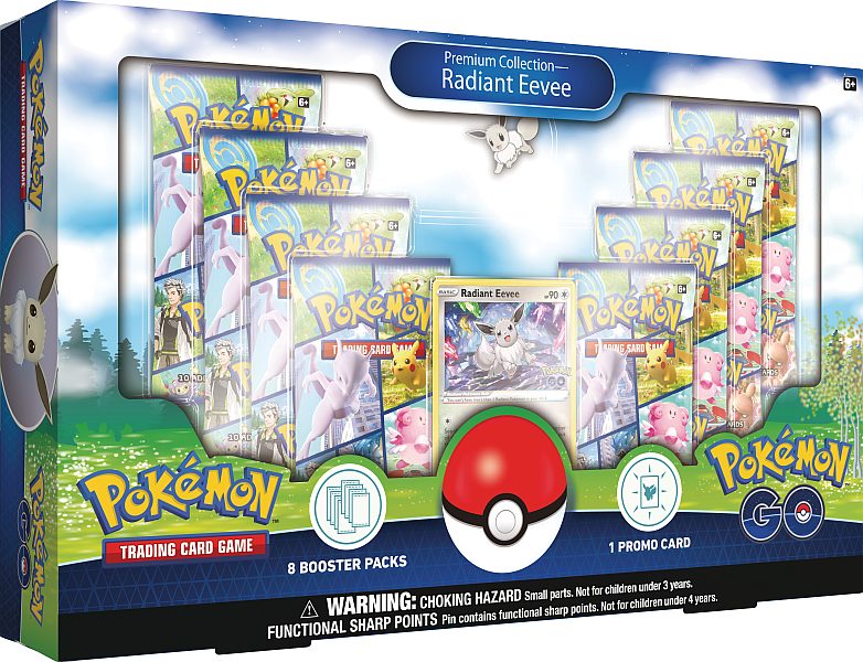 Pokemon GO Radiant Eevee Premium Collection 6 Box Case