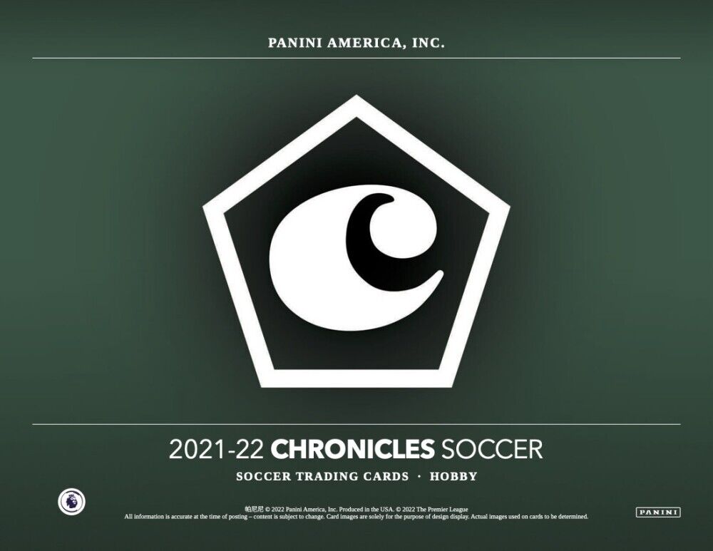 2021/22 Panini Chronicles Soccer Hobby Box