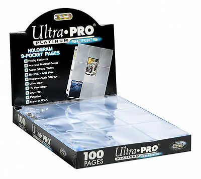 Ultra Pro Platinum 9 pocket page 100ct
