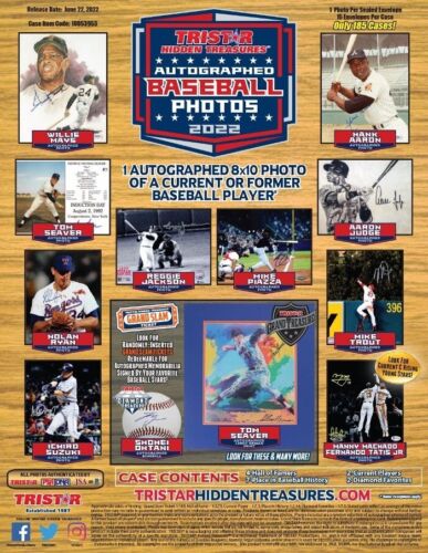 2022 Tristar Hidden Treasures Autographed Photo Baseball Edition Pack