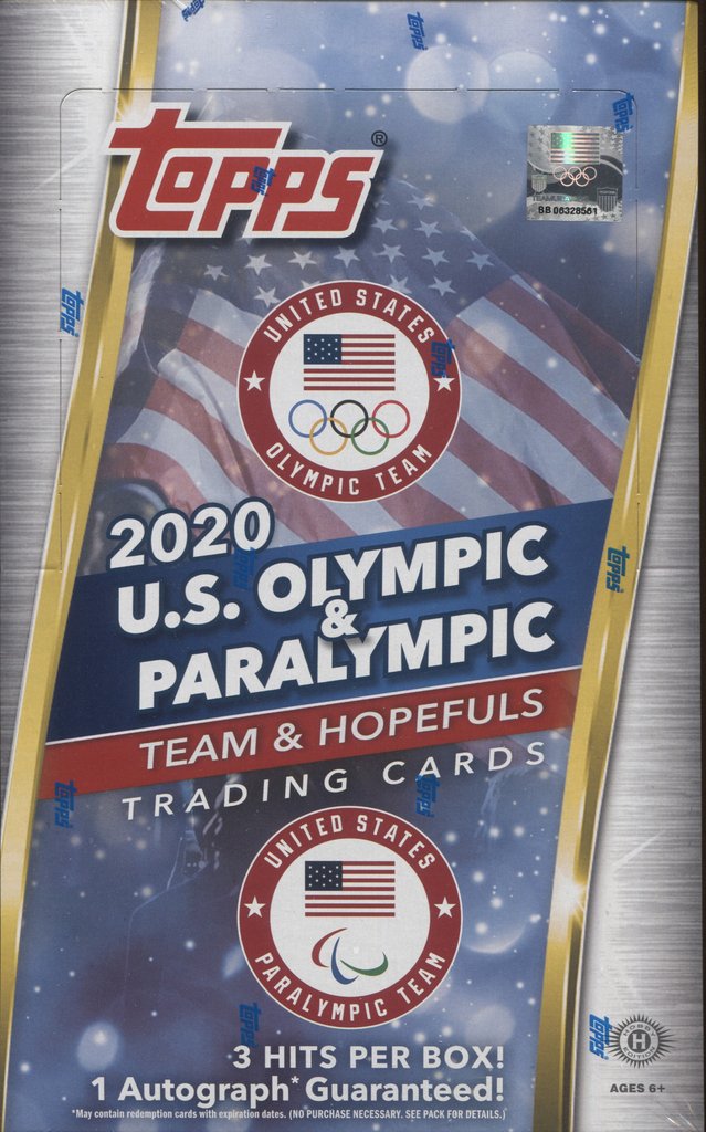 2021 Topps US Olympics &amp; Paralympic Hopefuls Hobby Box