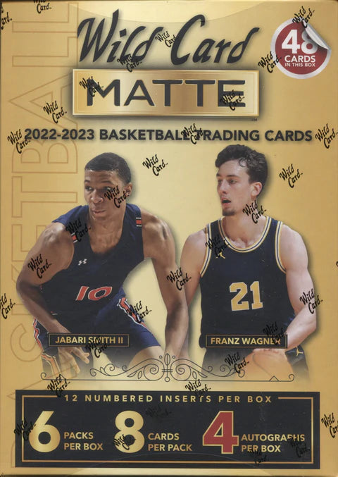 2022-23 Wild Card Matte Gold/Silver Basketball 2 Mega Box Lot