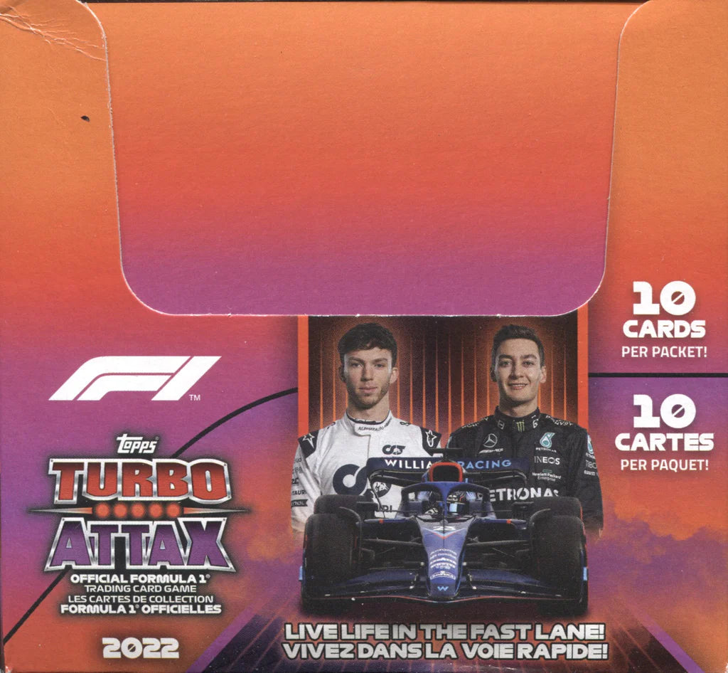 2021/22 Topps Formula 1 F1 Turbo Attax Retail Box 2021/22 Topps Formula 1 F1 Turbo Attax Retail Box