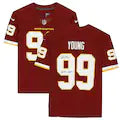 Chase Young Washington Football Team Autographed Maroon Nike Limited Jersey with &quot;2020 DROY&quot; Inscription