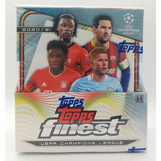 2020/21 Topps Finest UEFA Champions League Soccer Hobby Box