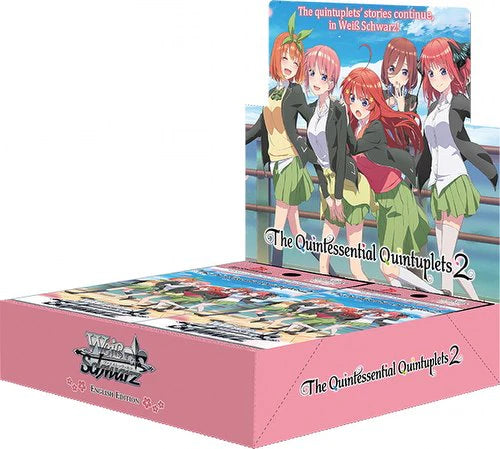 Weiss Schwarz The Quintessential Quintuplets 2 Factory Sealed Booster Case